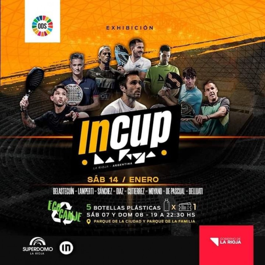 Este fin de semana comienza el ecocanje de entradas para la exhibición de padel In Cup