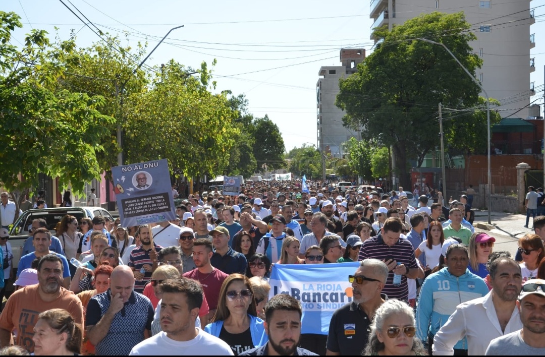 Más de 30 mil riojanos le dijeron NO al brutal ajuste que pretende el gobierno de Javier Milei.