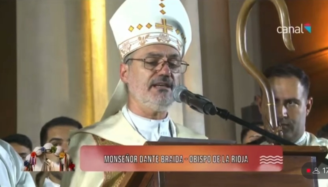 Fuerte llamado de atención del Obispo a los legisladores riojanos de LLA por los fondos de coparticipacion para la provincia.