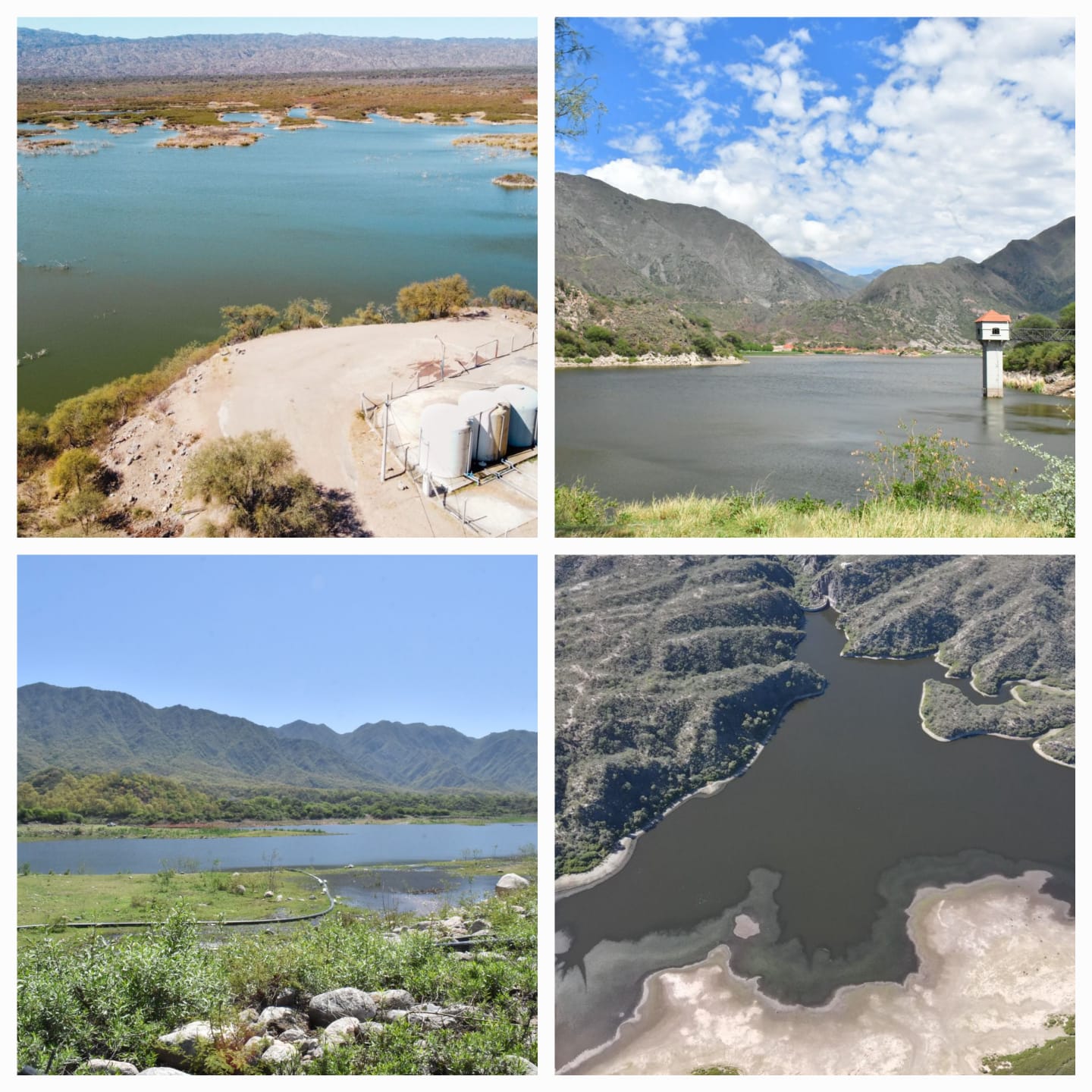 Emergencia Hídrica. El año comenzó con aspectos positivos en los diques provinciales