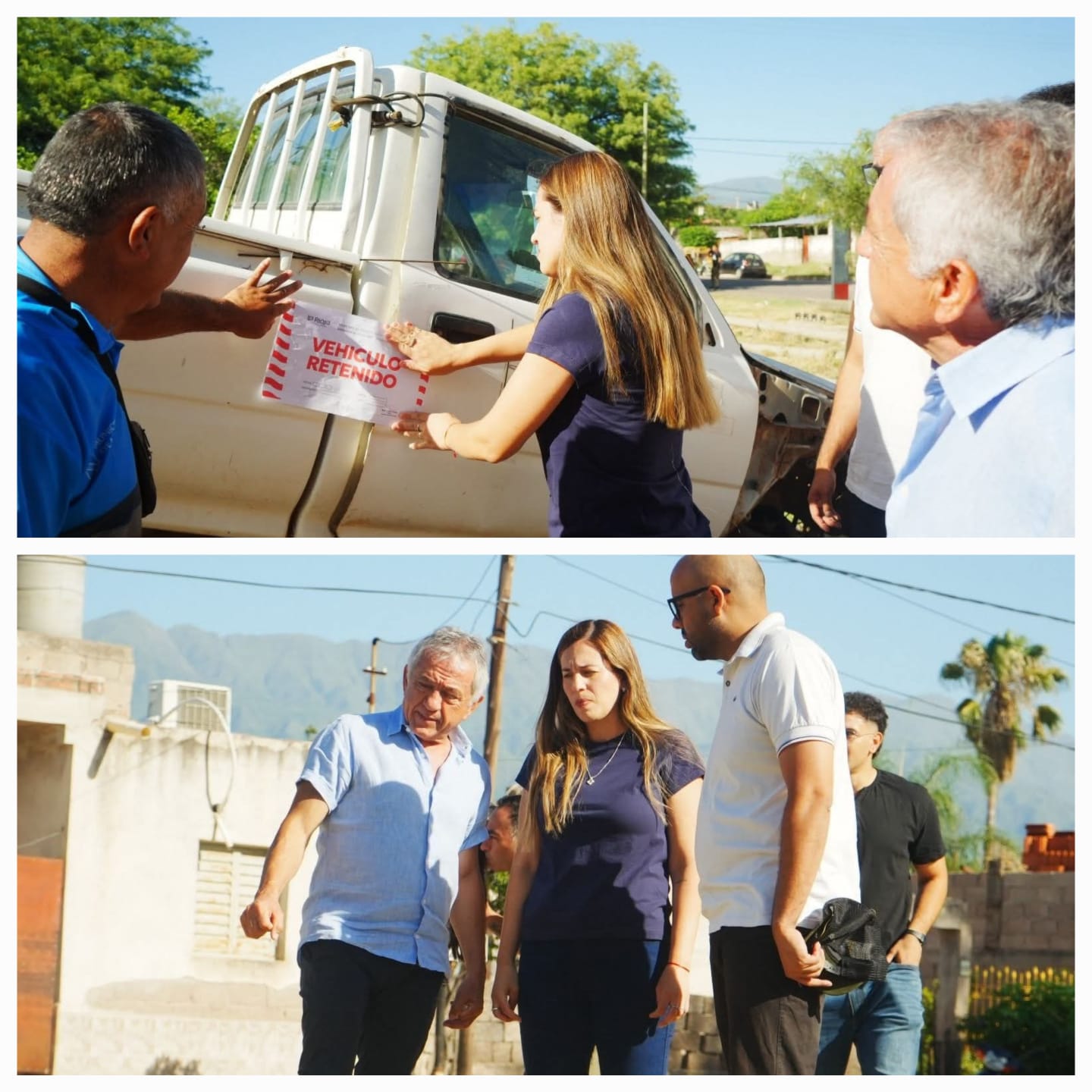 El Municipio de la Capital retuvo otro vehículo abandonado en la vía pública 