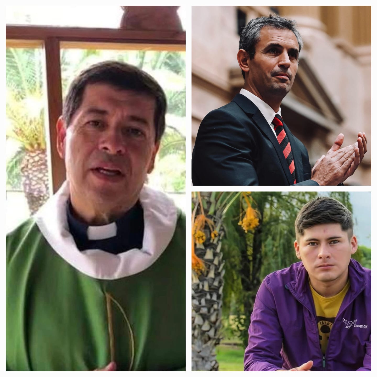 Martin Menem y Bruno Martinez en la mira. El Sacerdote David Scalzo se presentó ante la justicia.