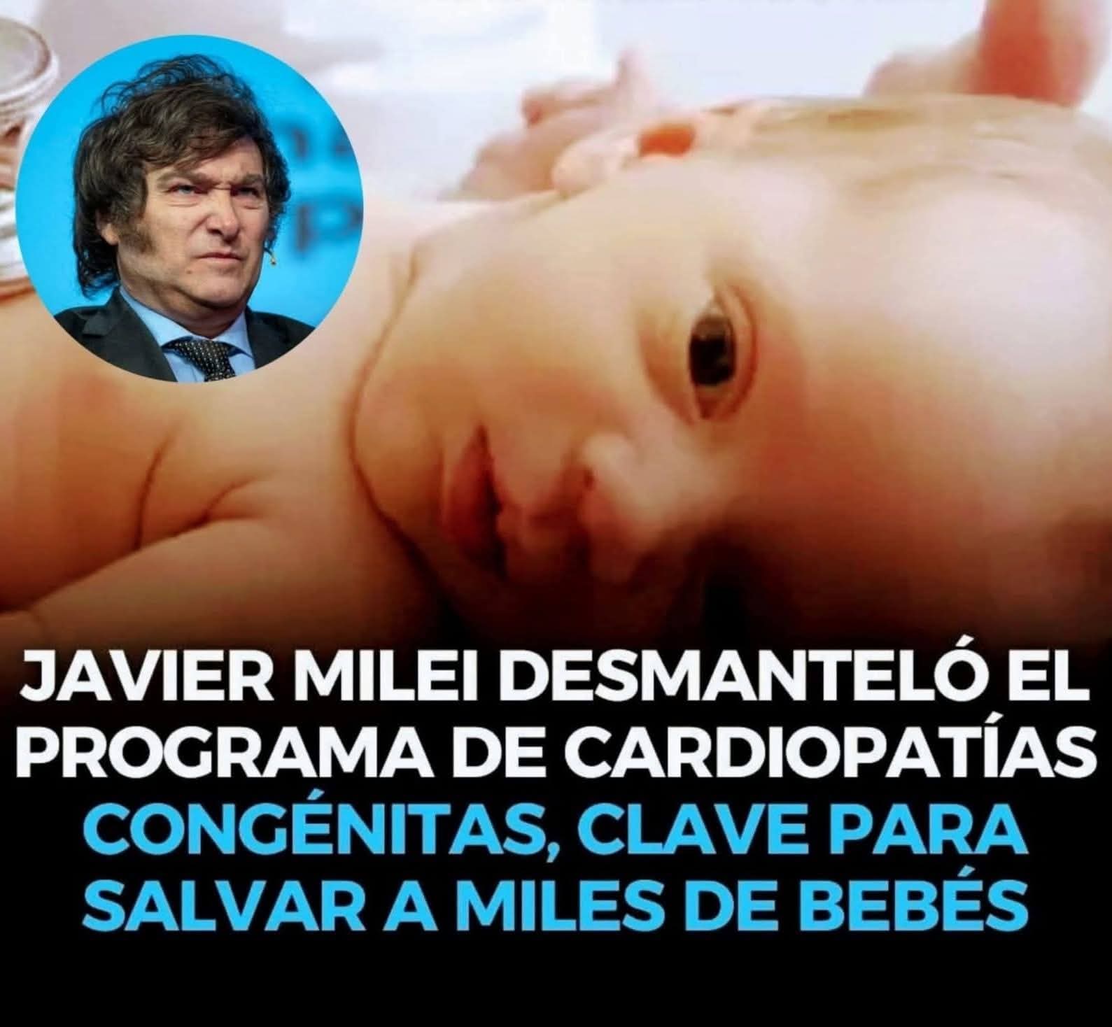 A eso vinieron. La insensibilidad avanza: Desarticularon el Programa de Cardiopatías Congénitas