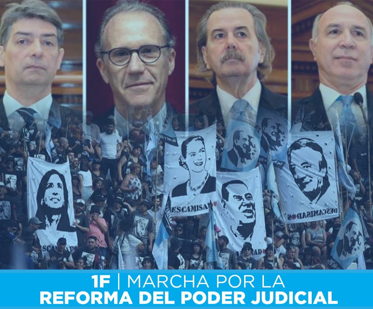 Organizaciones sociales marchan a Tribunales por la ”democratización de la Justicia”