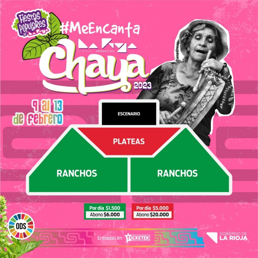 El Gobierno promueve la venta virtual de entradas para La Chaya en pos de realizar eventos sostenibles que cuiden el ambiente