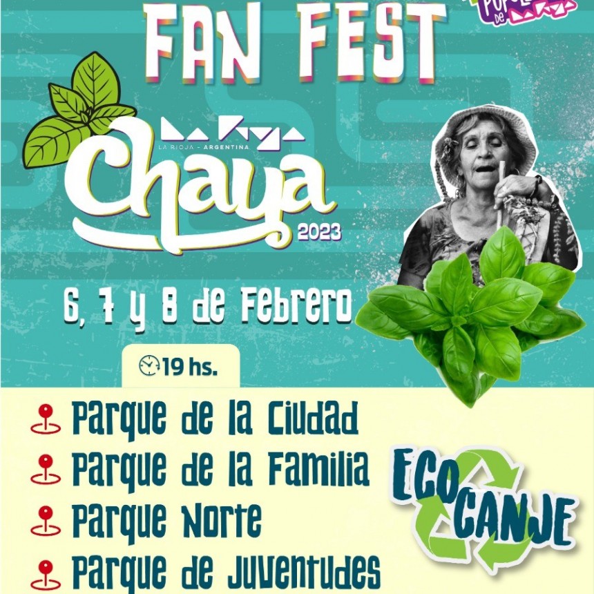 Chaya 2023. Este lunes comienza la campaña Eco Canje para minimizar residuos y fomentar la política de reciclaje 