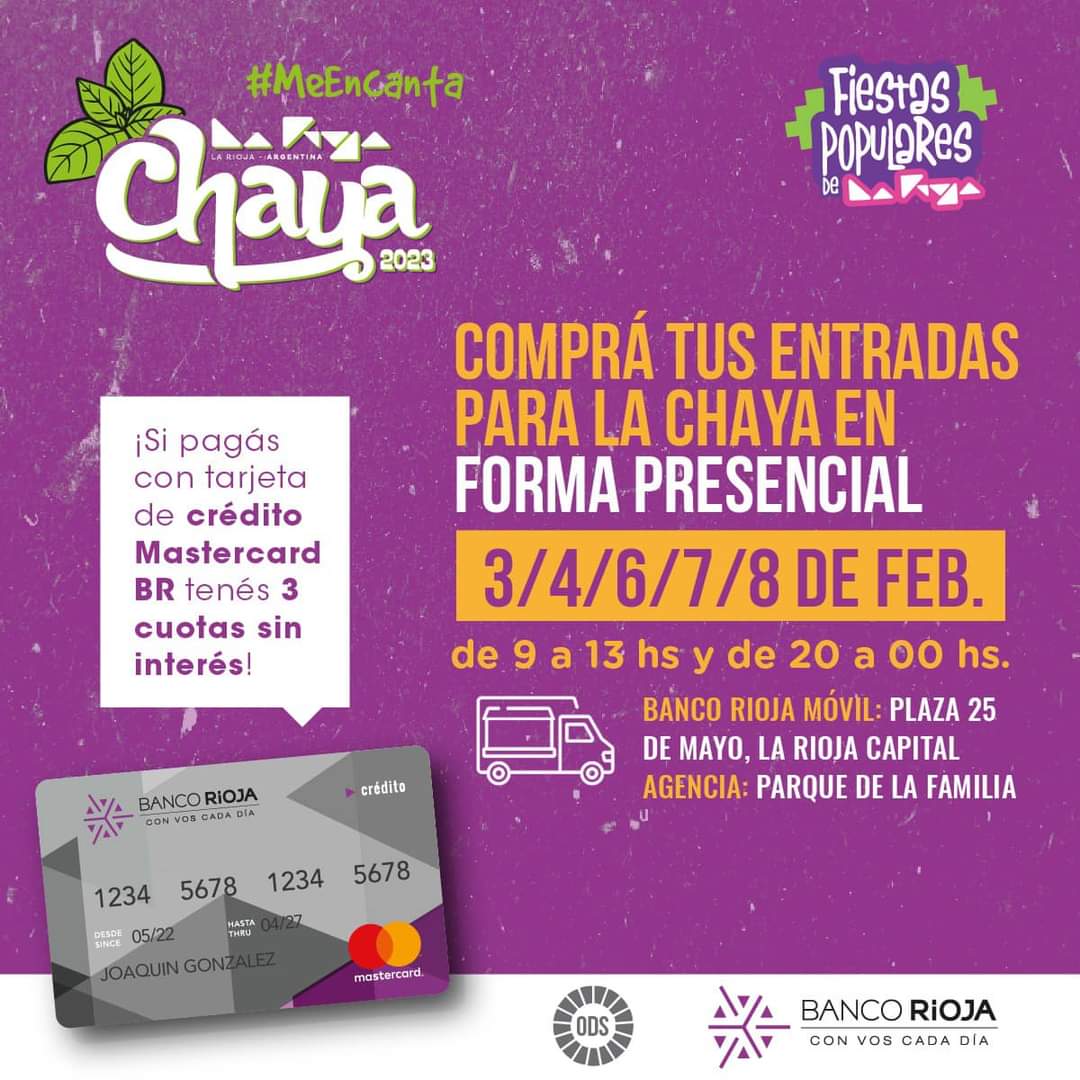 Chaya 2023: «La venta de abonos es hasta hoy miércoles, a partir de mañana se vende solo la entrada de la función del día»