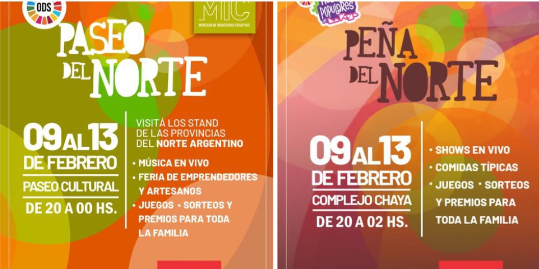 El Paseo del Norte Grande y la Peña del Norte se suman a toda la propuesta festivalera de este fin de semana