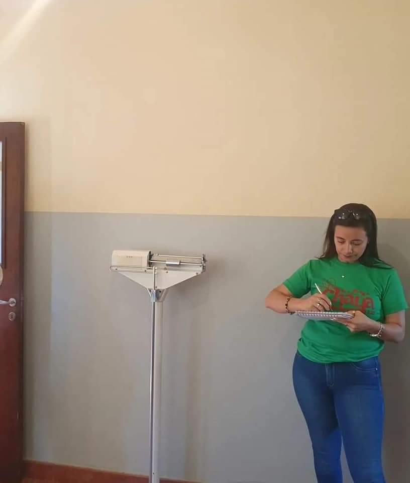 Lucía Gómez trabaja en el reconocimiento de las necesidades Sanitarias de Malanzán