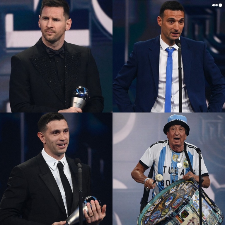 Premios The Best: Messi, Scaloni, el ”Dibu” Martínez y la hinchada argentina, los mejores del 2022 según la FIFA