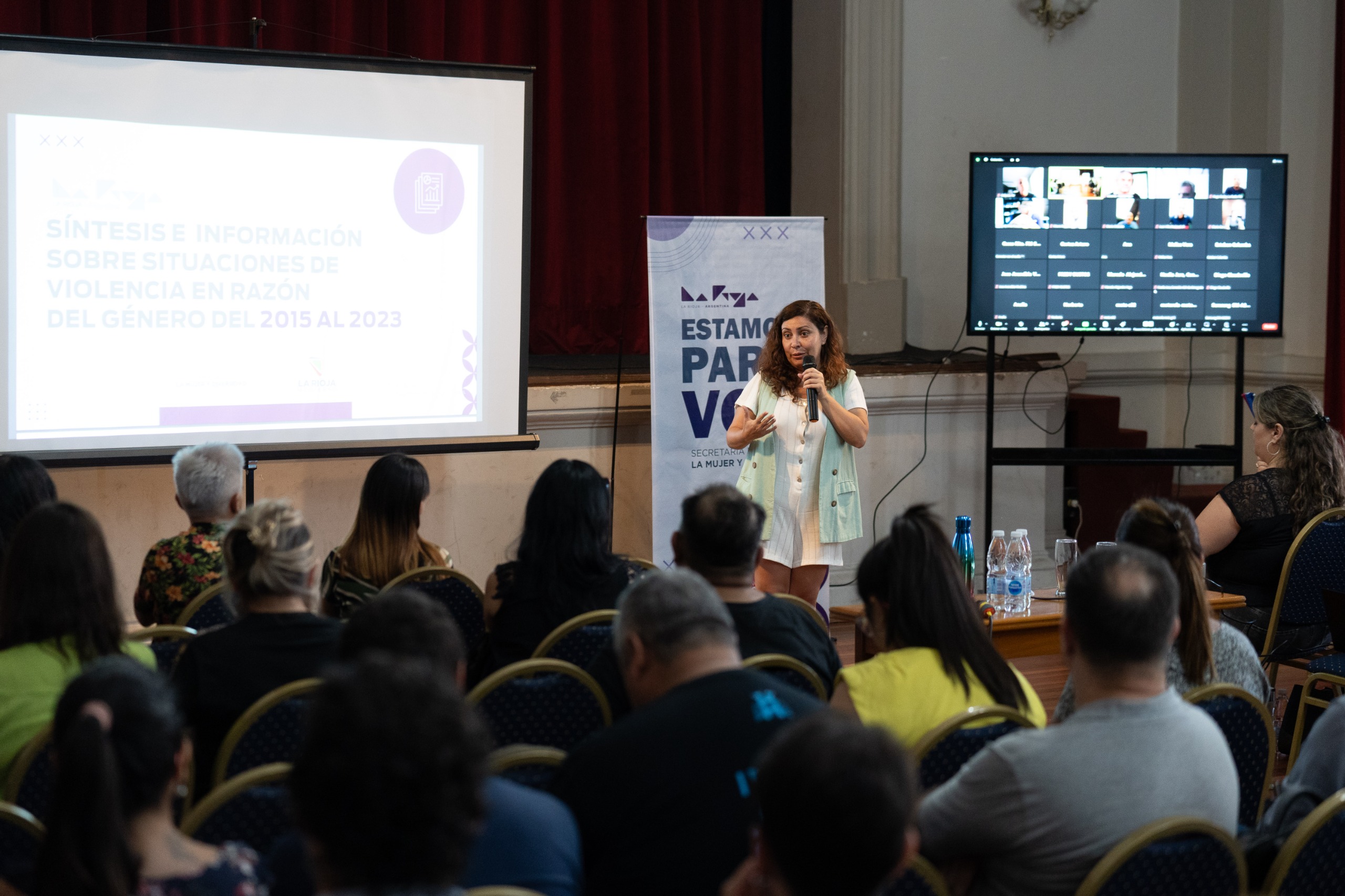 Presentaron el informe “Situaciones de Violencia en Razón del Género del 2015 al 2023” a comunicadores y medios de comunicación.