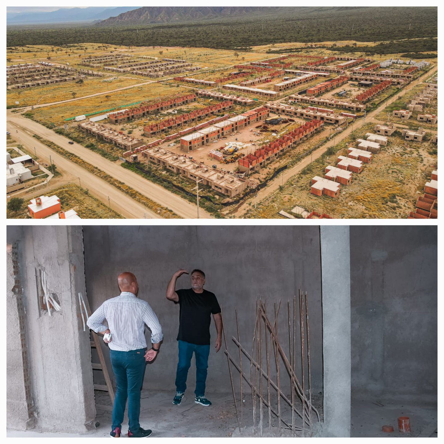 El Gobierno de Milei abandonó la construccion de viviendas en La Rioja. 