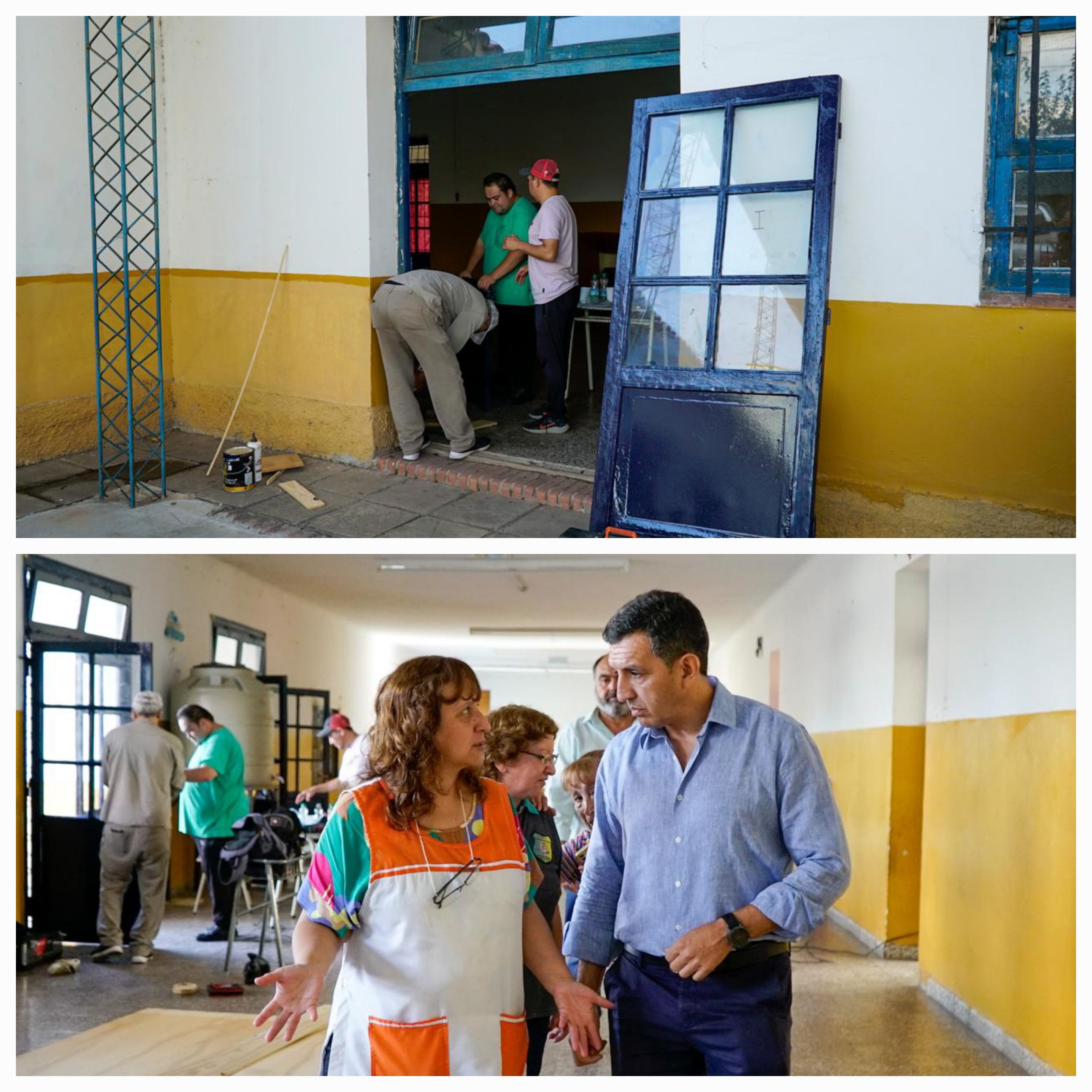 El gobierno provincial intensifica los trabajos en los edificios escolares de toda la provincia.