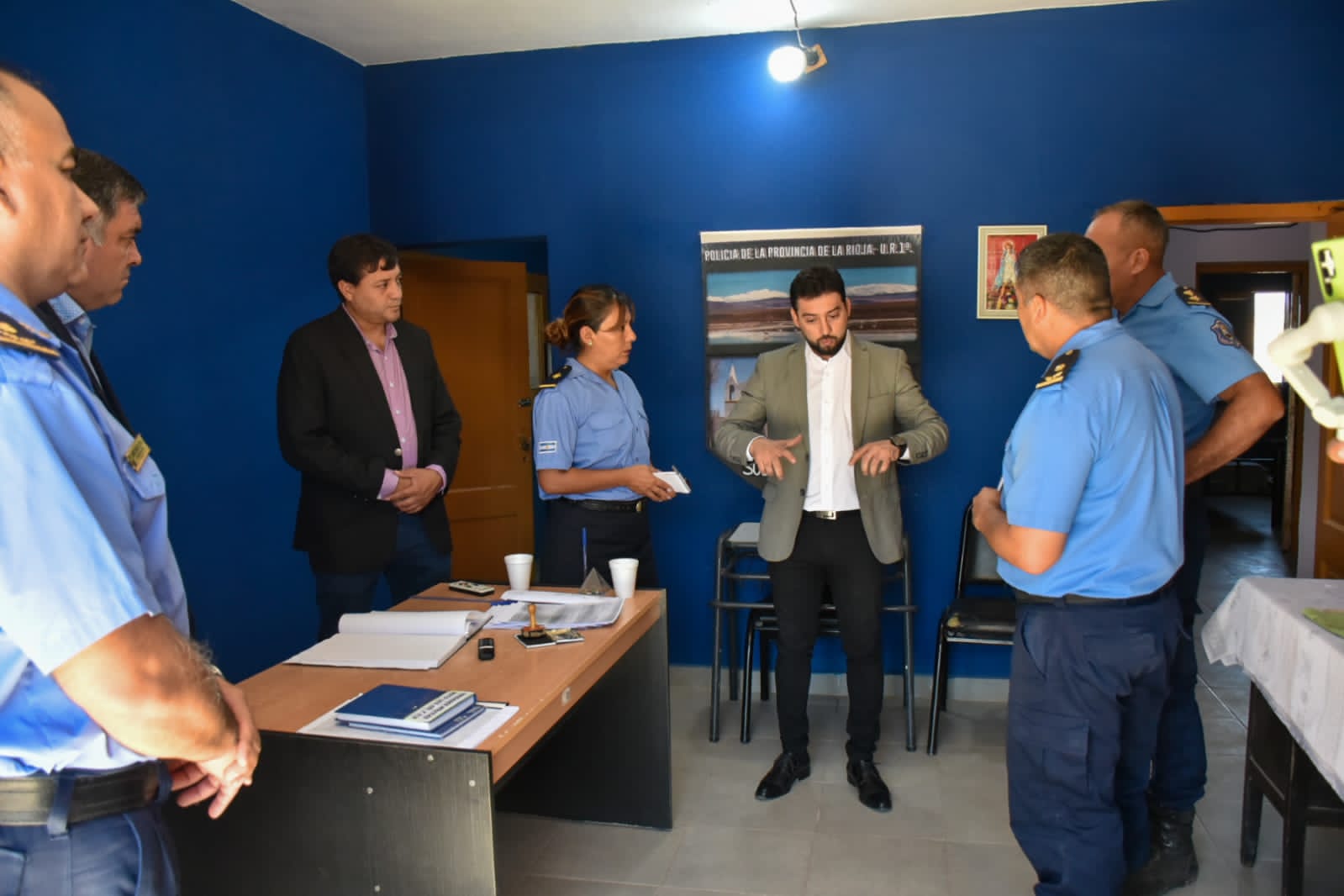 El Gobierno provincial avanza en mejoras para la policía de Vinchina y Alto Jagüe