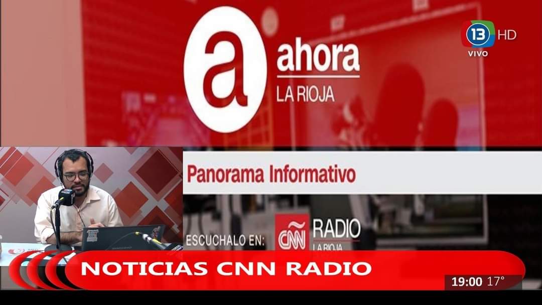 El periodista Andrés Montivero, estuvo en el aniversario de CNN Radio Argentina 