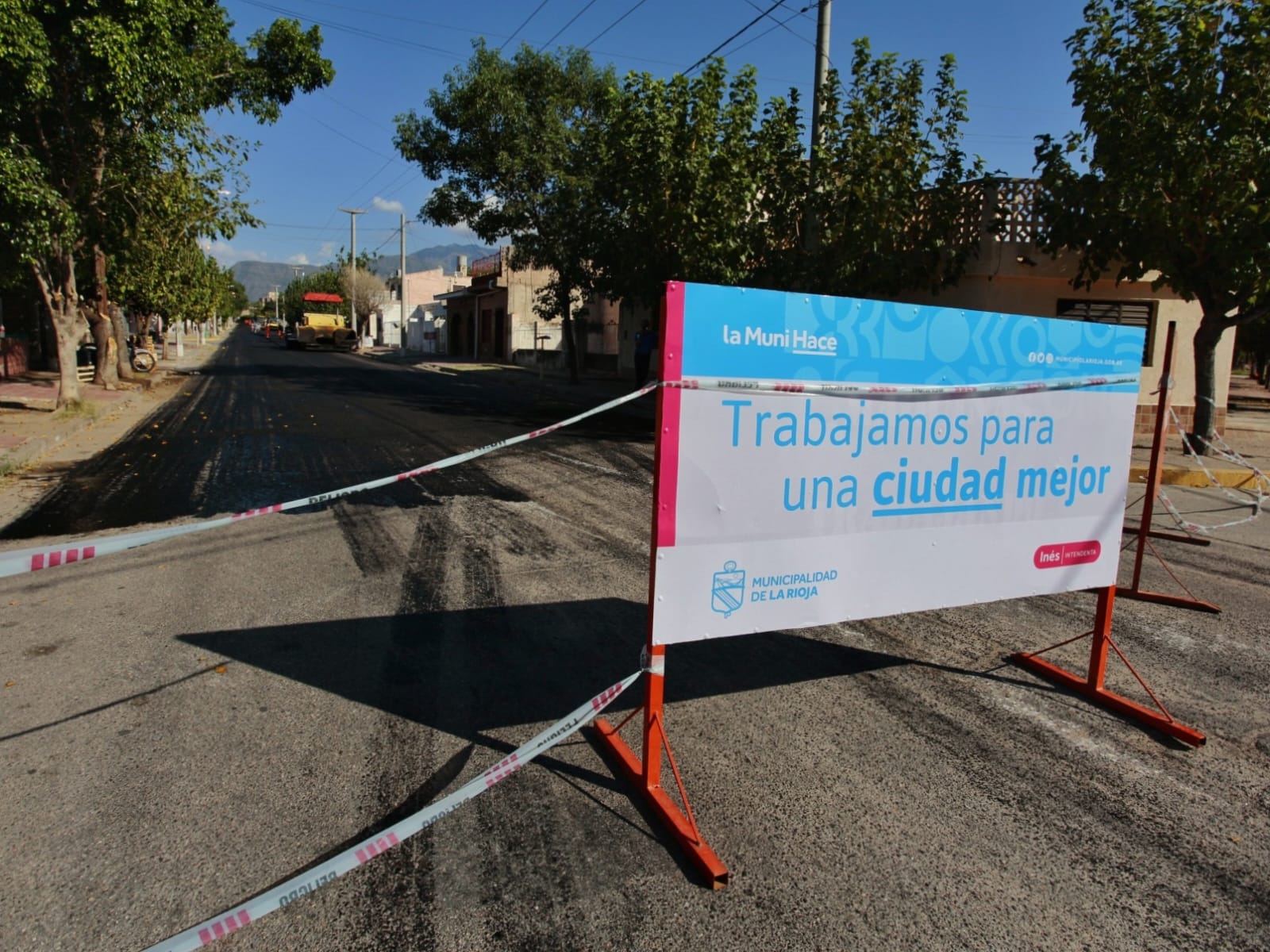 La Municipalidad de La Roja inicia plan de repavimentado en puntos críticos de la Ciudad