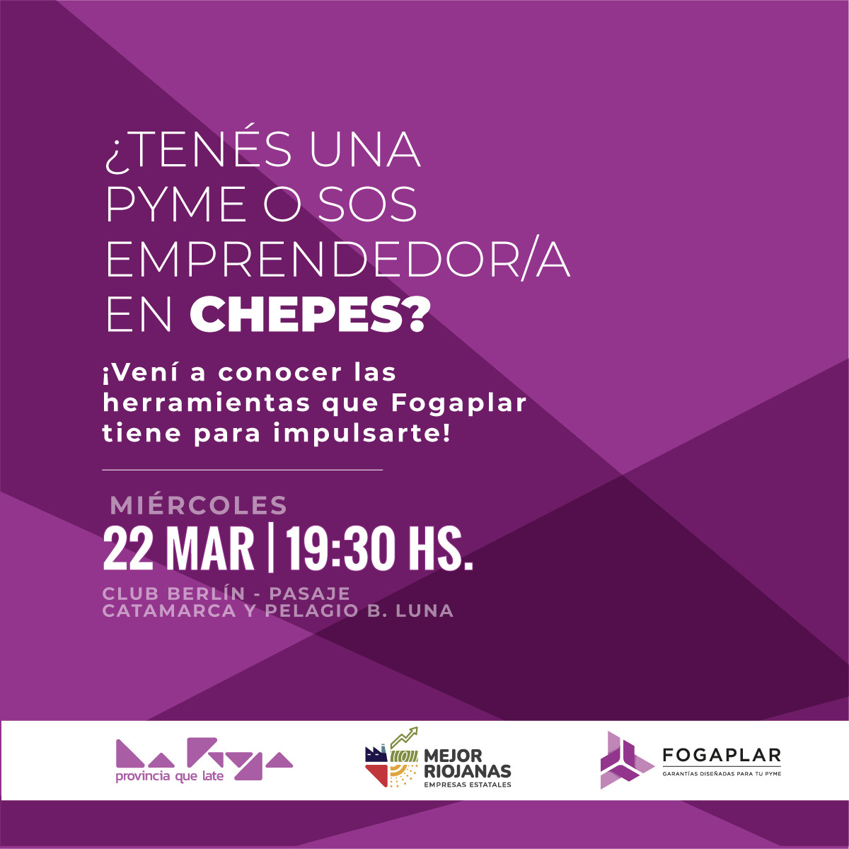 Fogaplar llega a Chepes con beneficios para Pymes