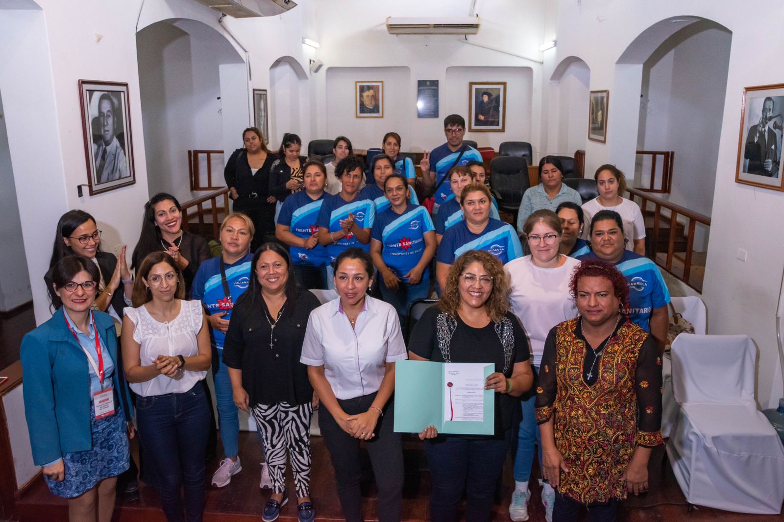 Conversatorio en el Concejo Deliberante. Yoli Corzo: 