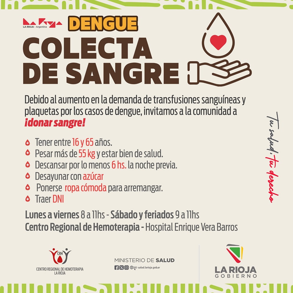 Instan a la población a donar sangre.