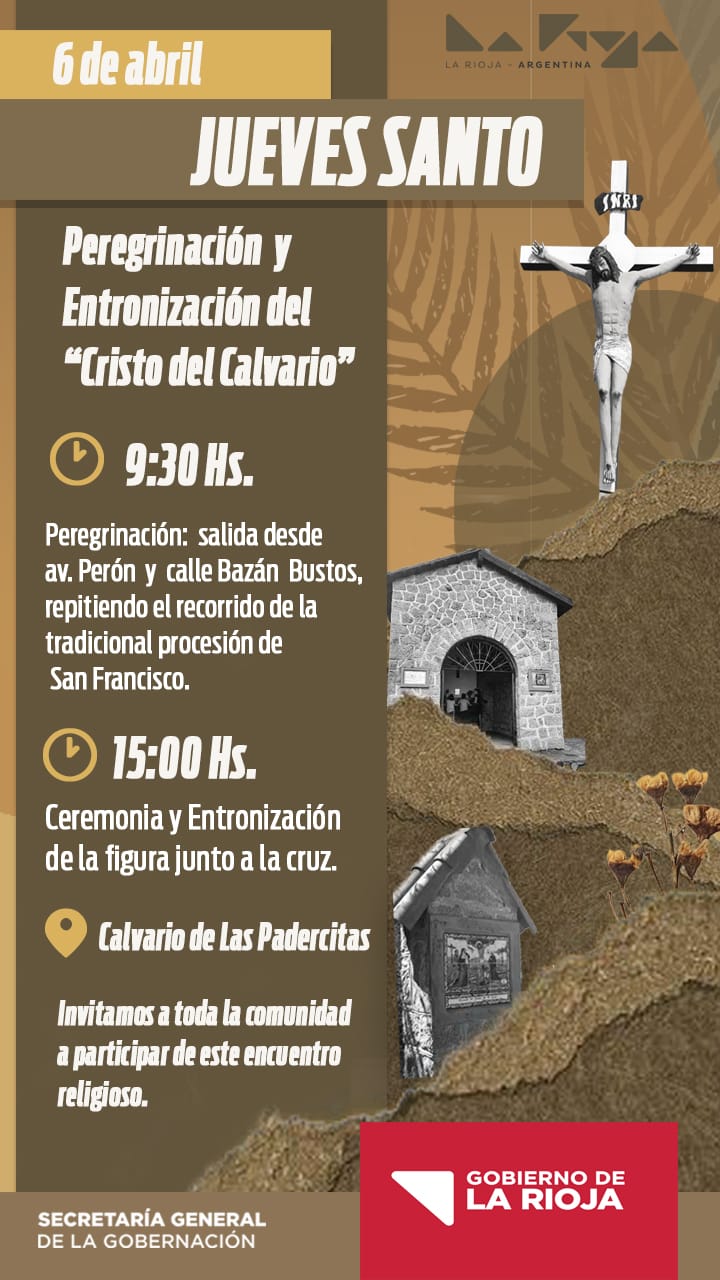 Se realizará la Peregrinación y Entronización del 