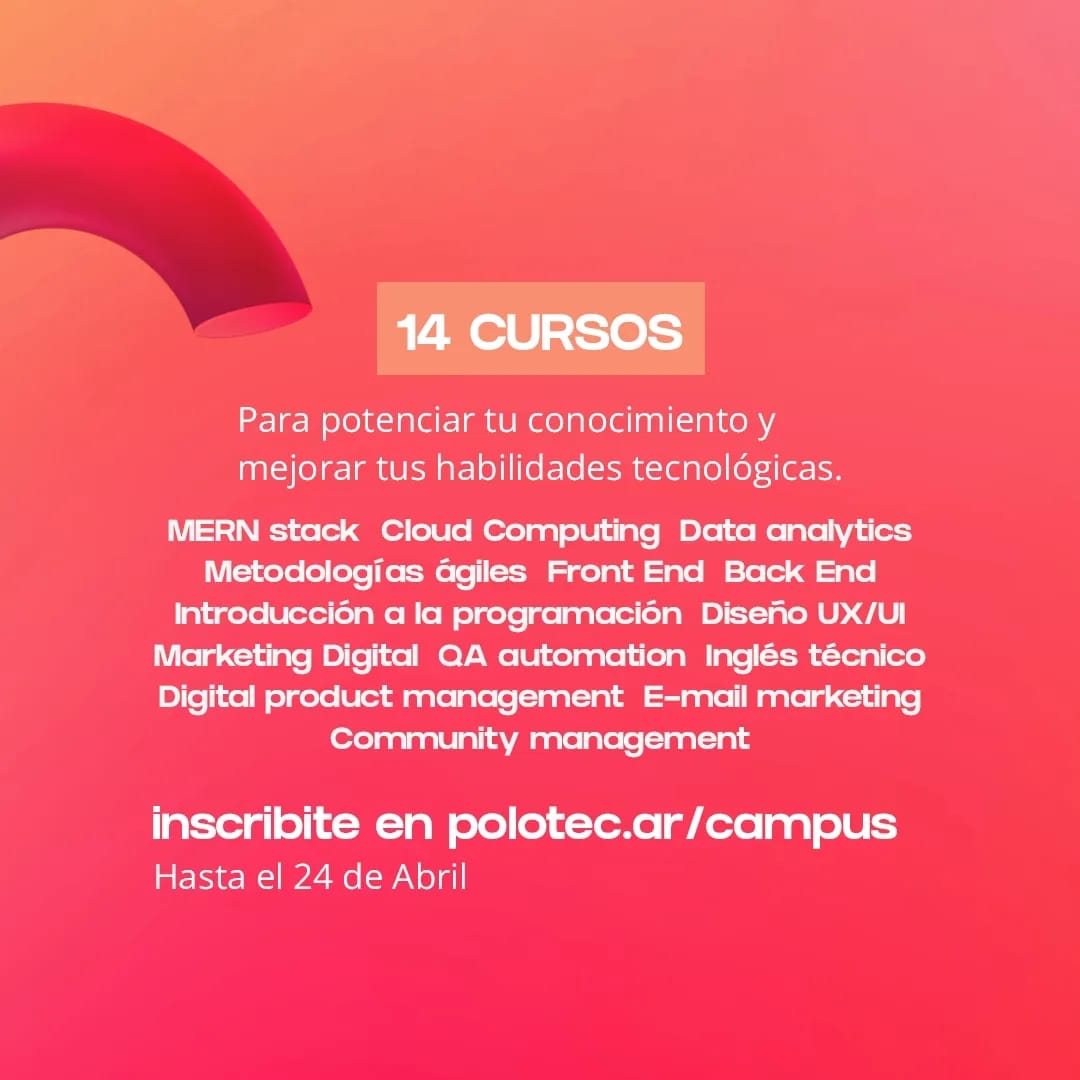 Abren inscripciones para cursos sobre habilidades tecnológicas 