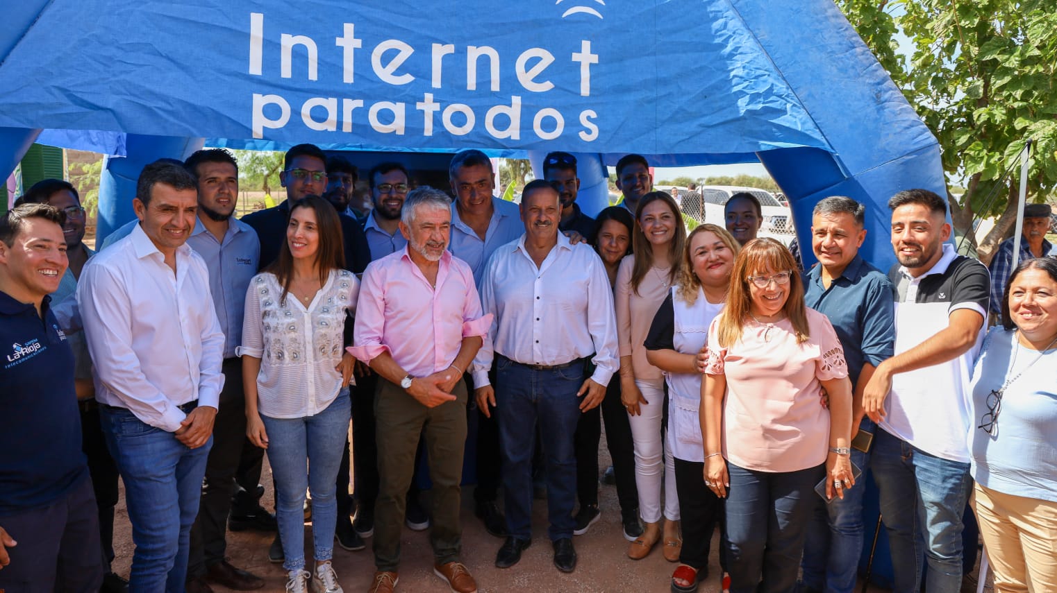 En la localidad de San Lorenzo se inauguró la conectividad para los puestos de la Ruta 5