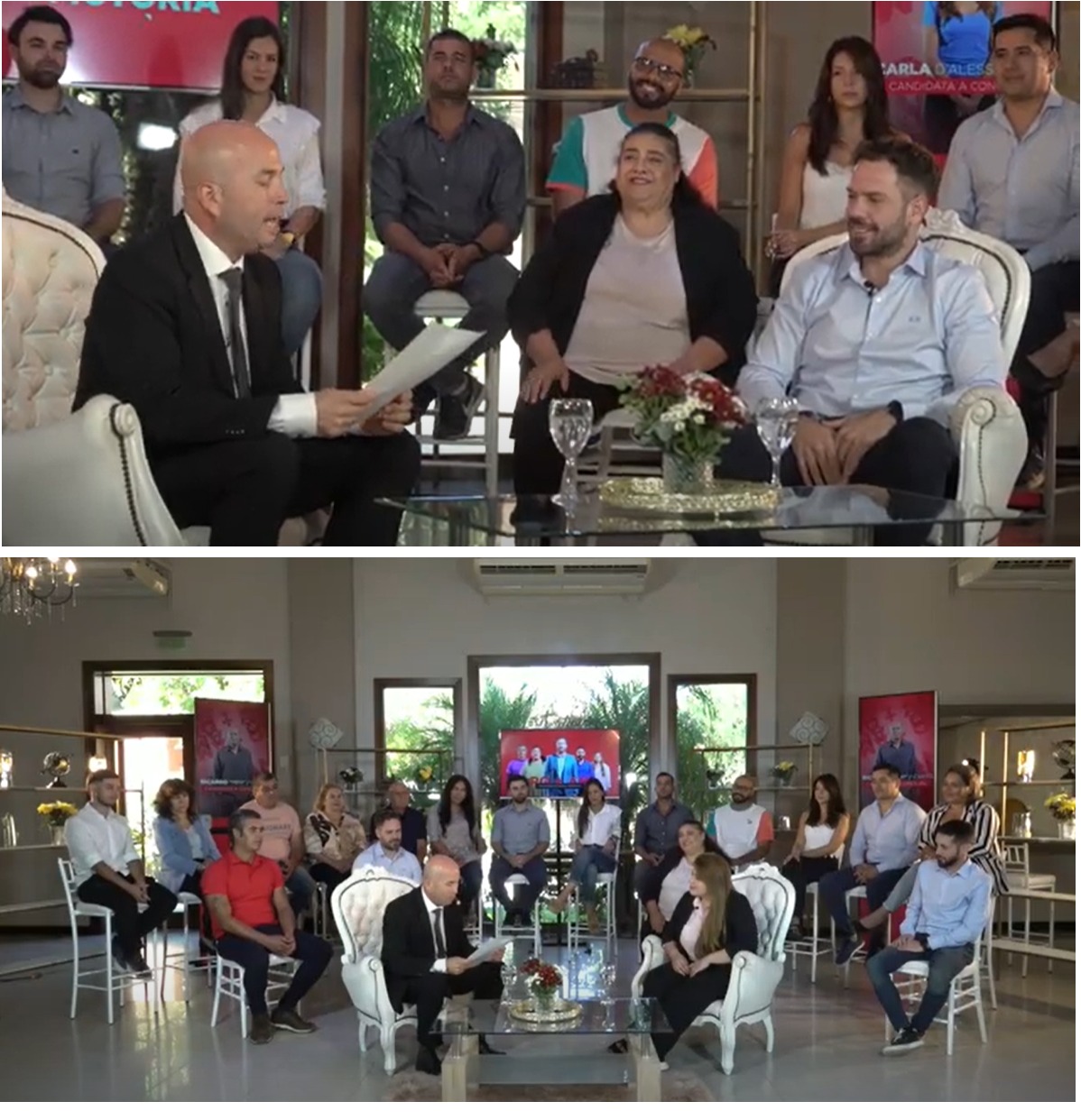Con una soberbia presentación se conocieron los candidatos del Partido de la Victoria
