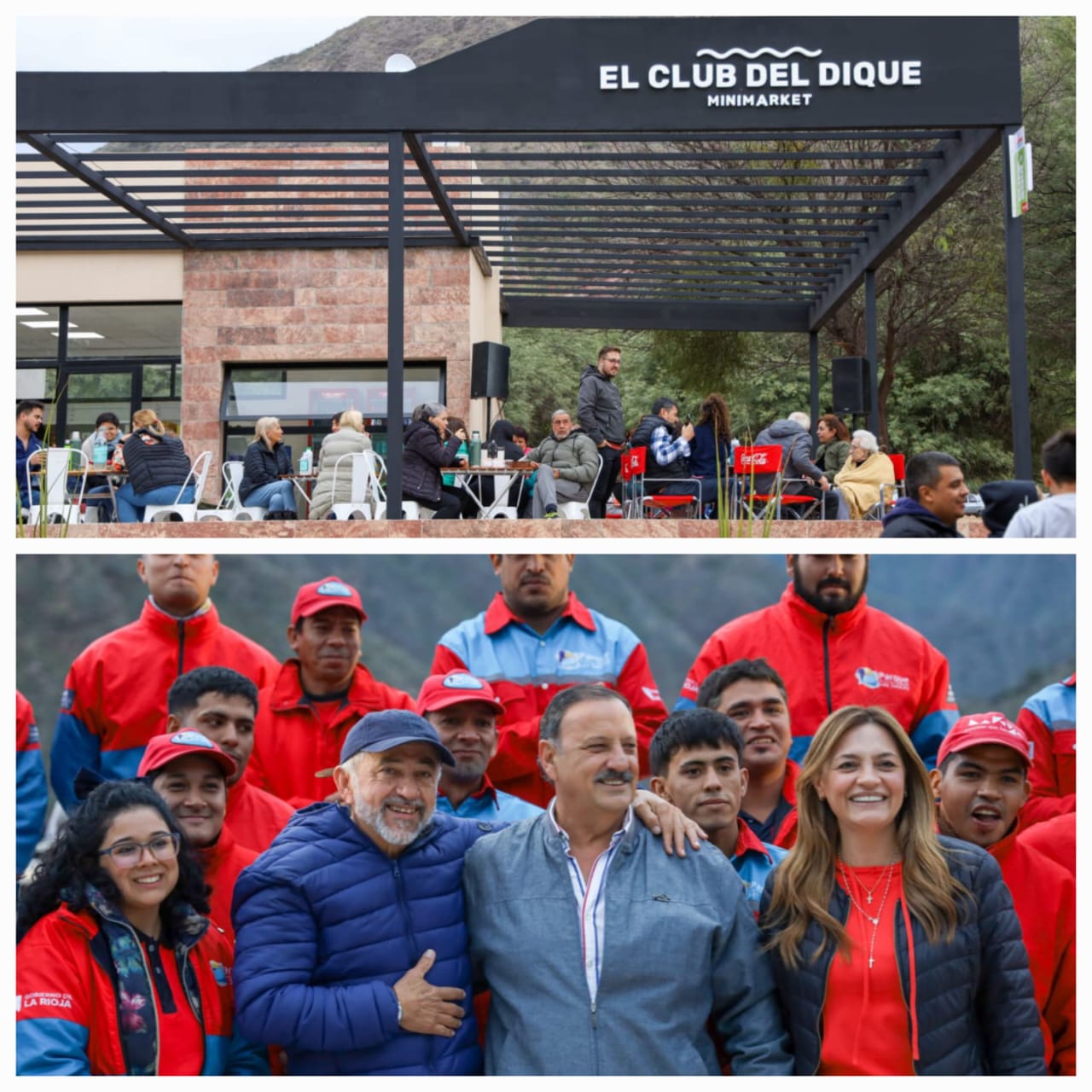 El gobernador Ricardo Quintela inauguró la primera etapa del Paseo de los Sauces