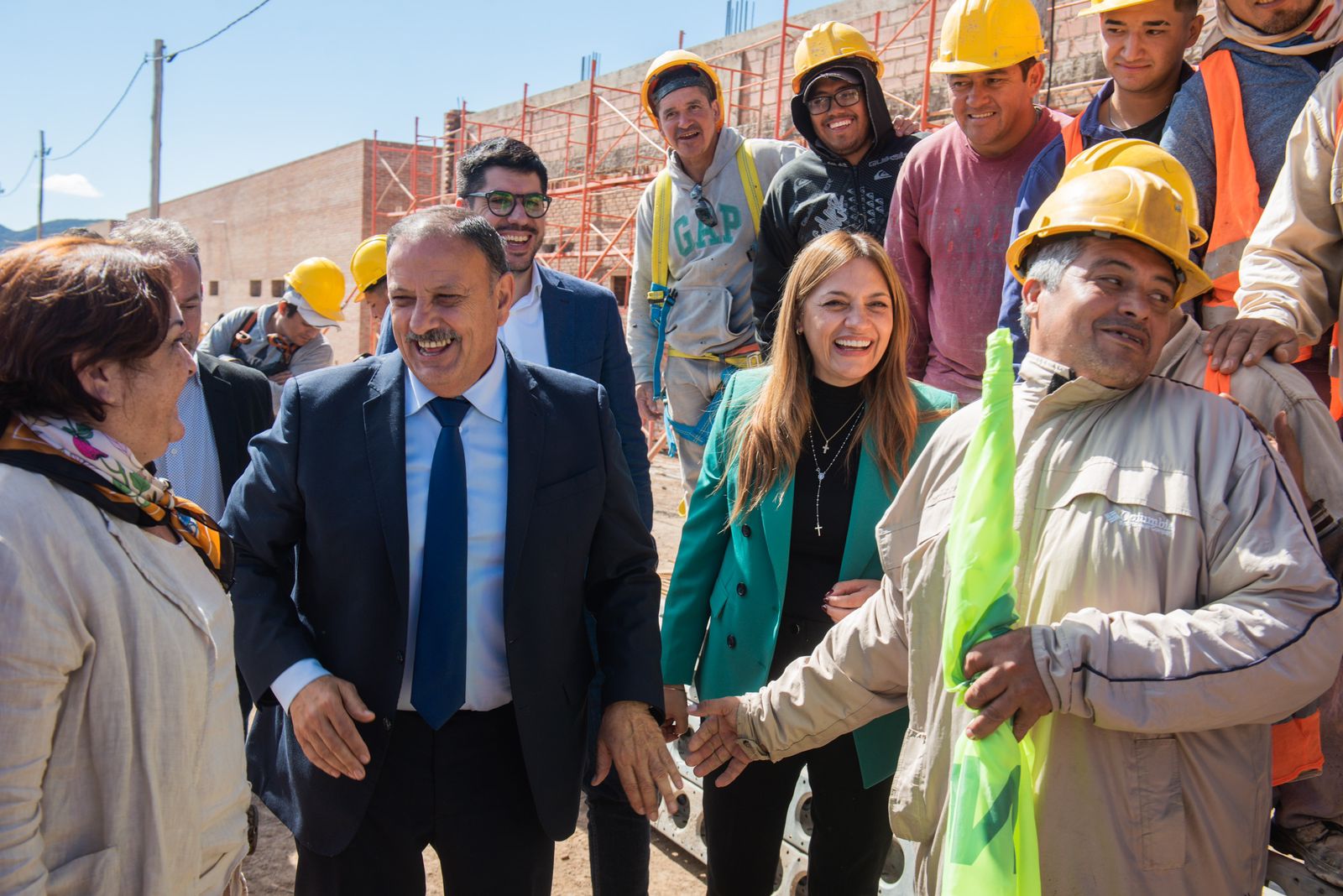 Quintela constató avances en la construcción del nuevo hospital de Chilecito