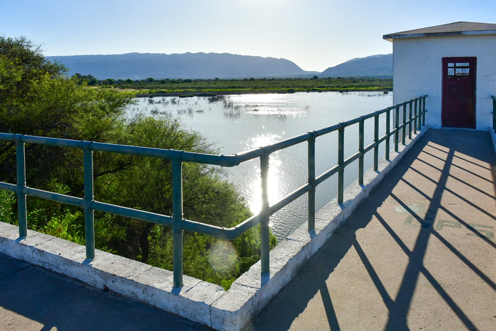 La obra del acueducto Rio Salado genera aportes de agua en el dique de Portezuelo