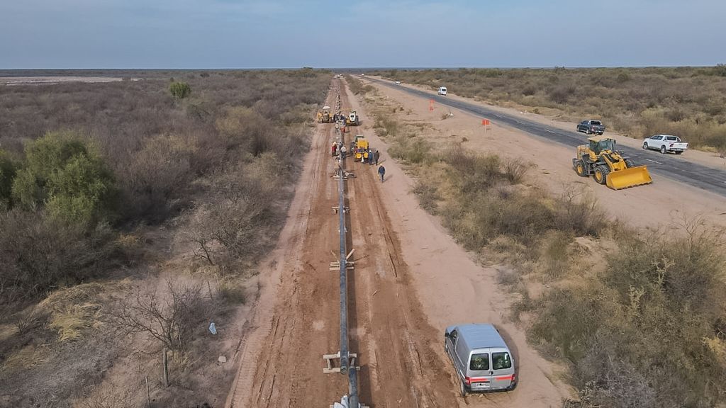 Quintela avanza con su plan de energía inaugurando el Gasoducto Productivo, la ampliación del PEA y la Línea de Alta Tensión Chamical - Olpas