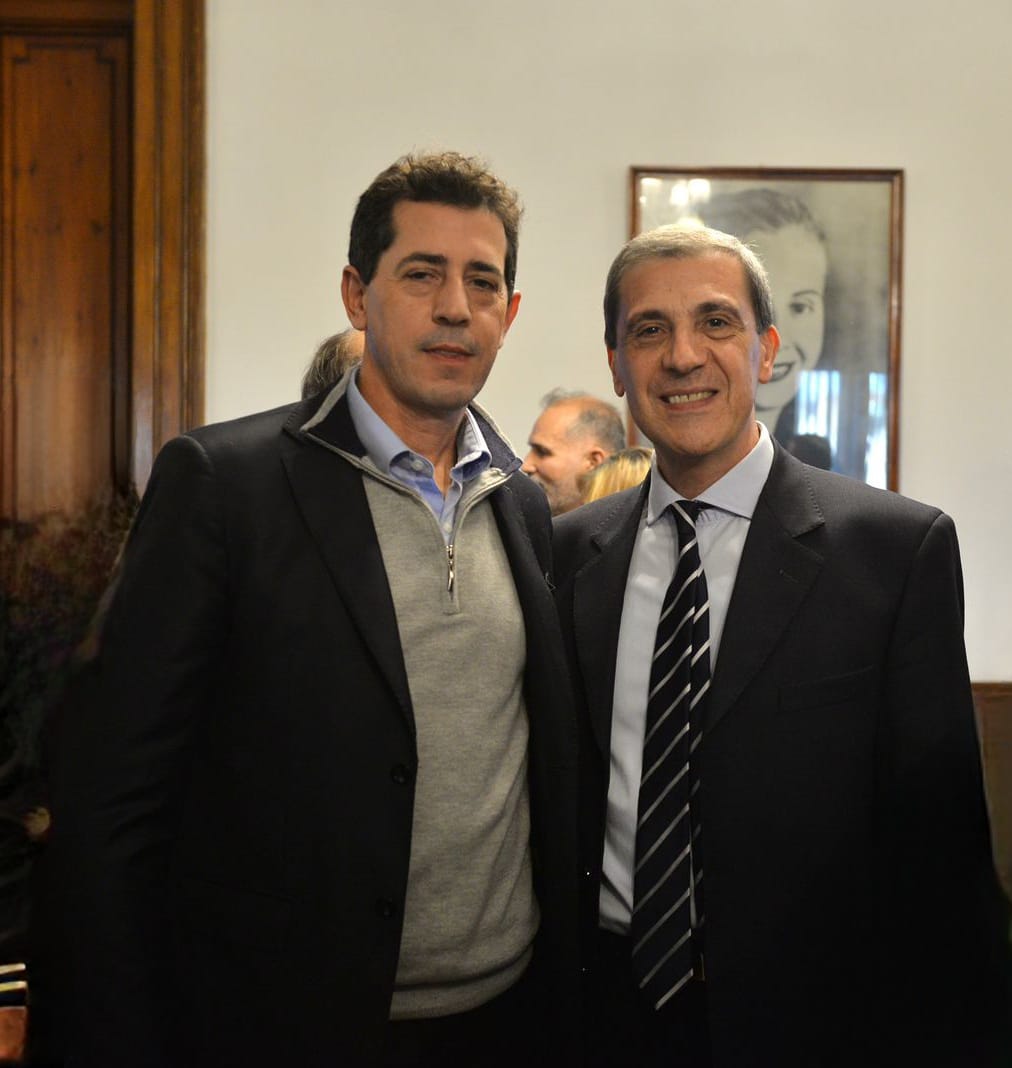 El senador Ricardo Guerra mantuvo un encuentro con el ministro del Interior Wado de Pedro