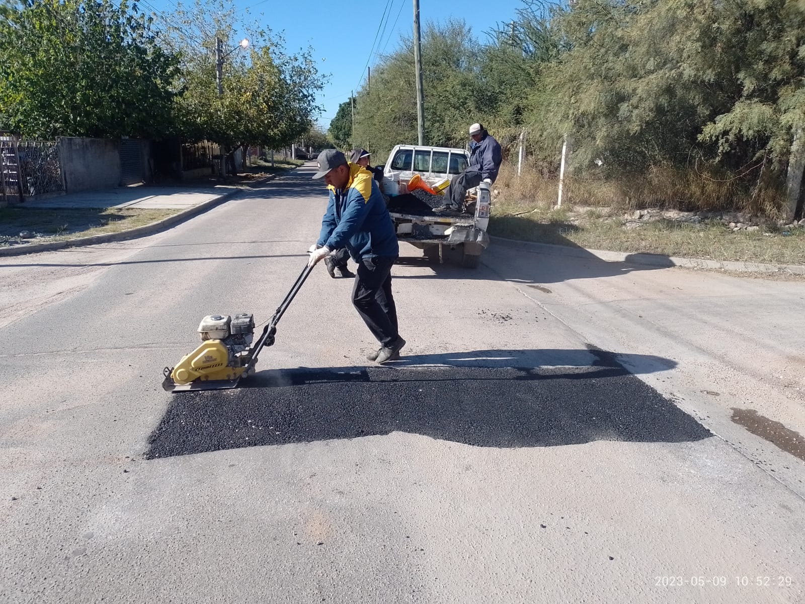 El Municipio continúa con la reparación de calles