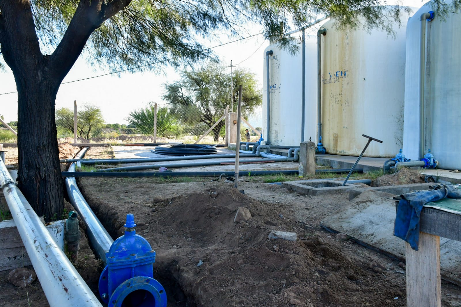 Conectan un nuevo acueducto en Portezuelo