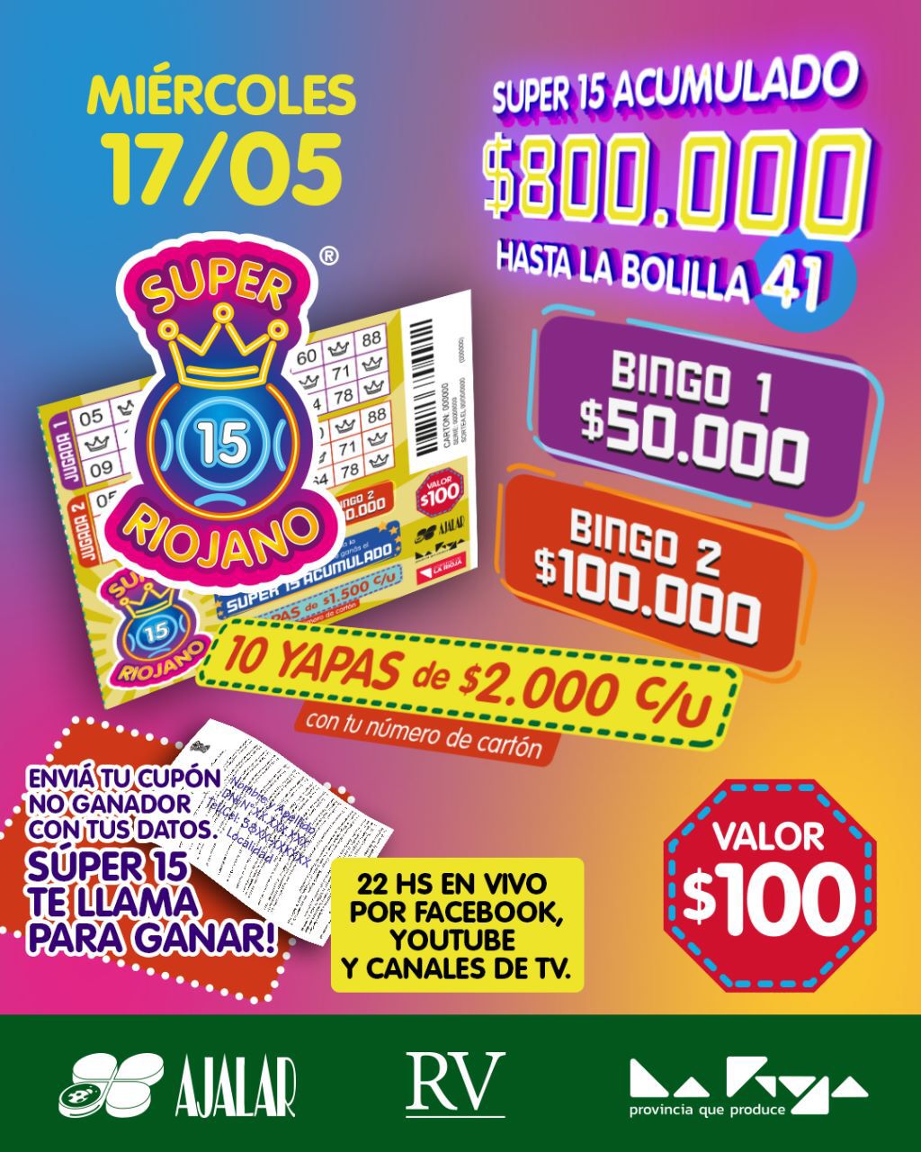 AJALaR sortea una nueva edición del “Super 15 Riojano” este miércoles 17