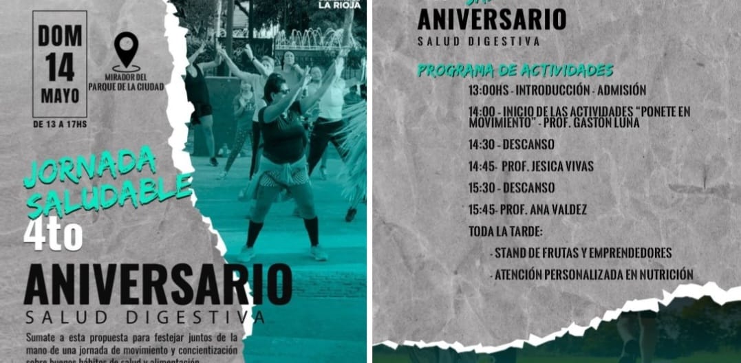 Jornada Saludable el domingo en el Parque de la Ciudad