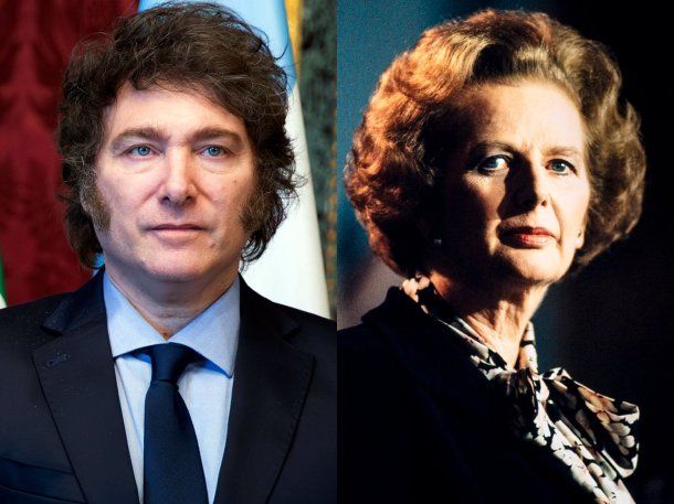 Milei anti-argentino. Volvió a elogiar a Margaret Thatcher 