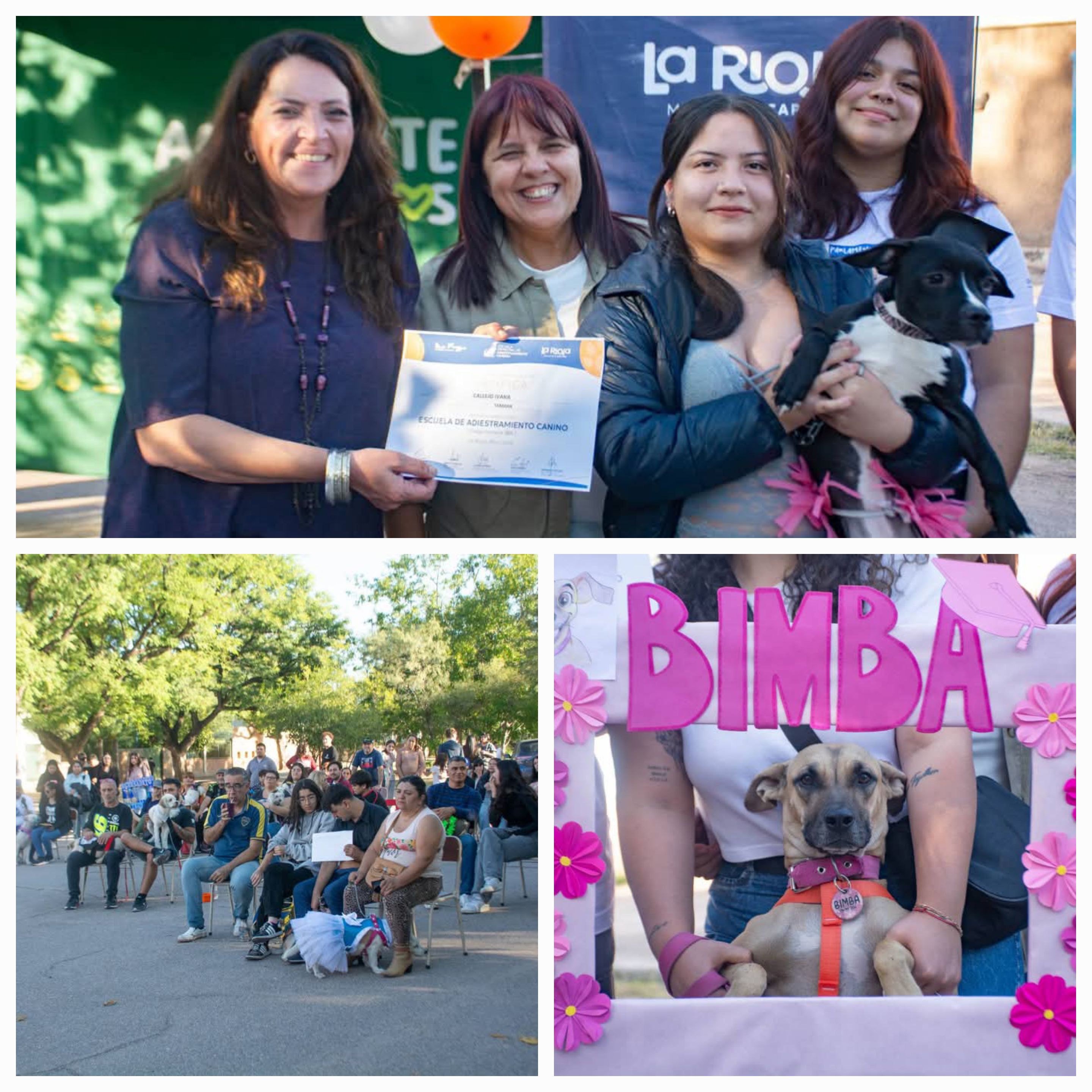 Se entregaron 112 certificados de la Escuela de Adiestramiento Canino.
