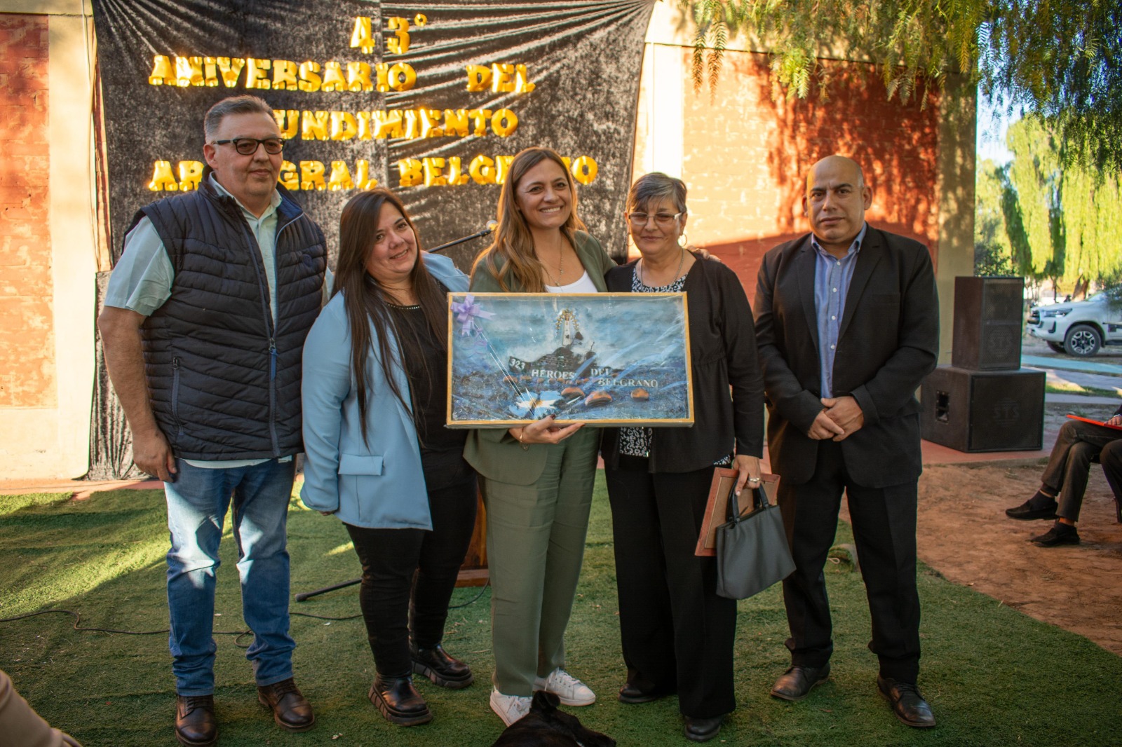 La Rioja rindió homenaje a los héroes del ARA General Belgrano en el 43° aniversario de su hundimiento 