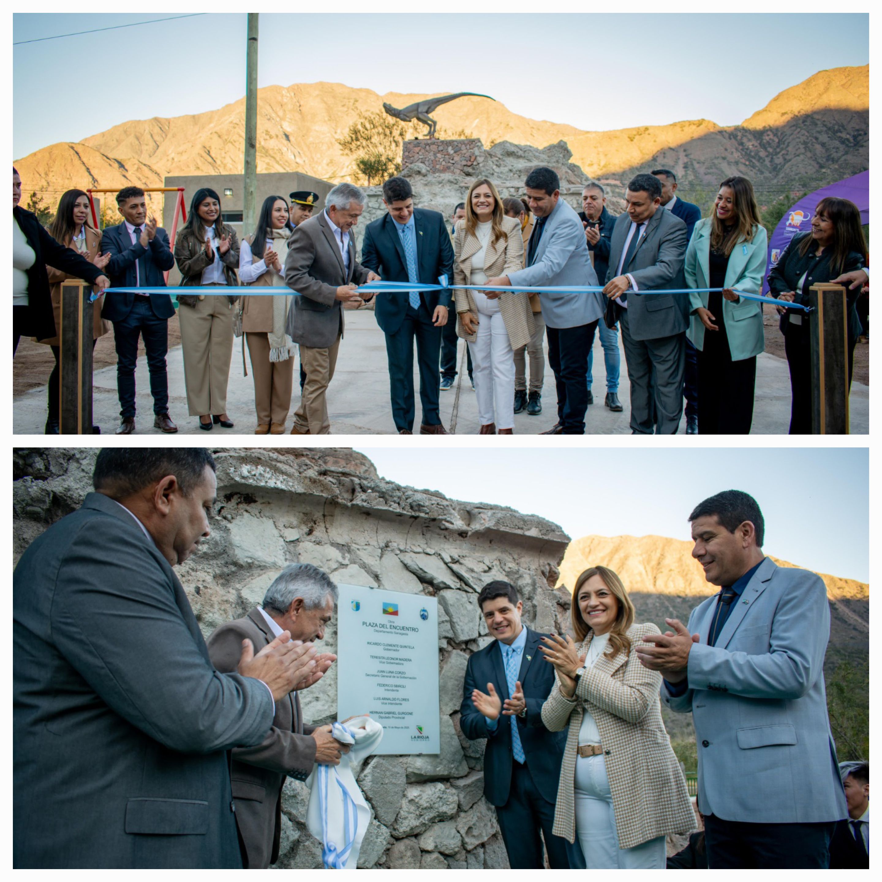 Nuevo espacio para el turismo y la comunidad: inauguraron la Plaza del Encuentro en el Dique Los Sauces