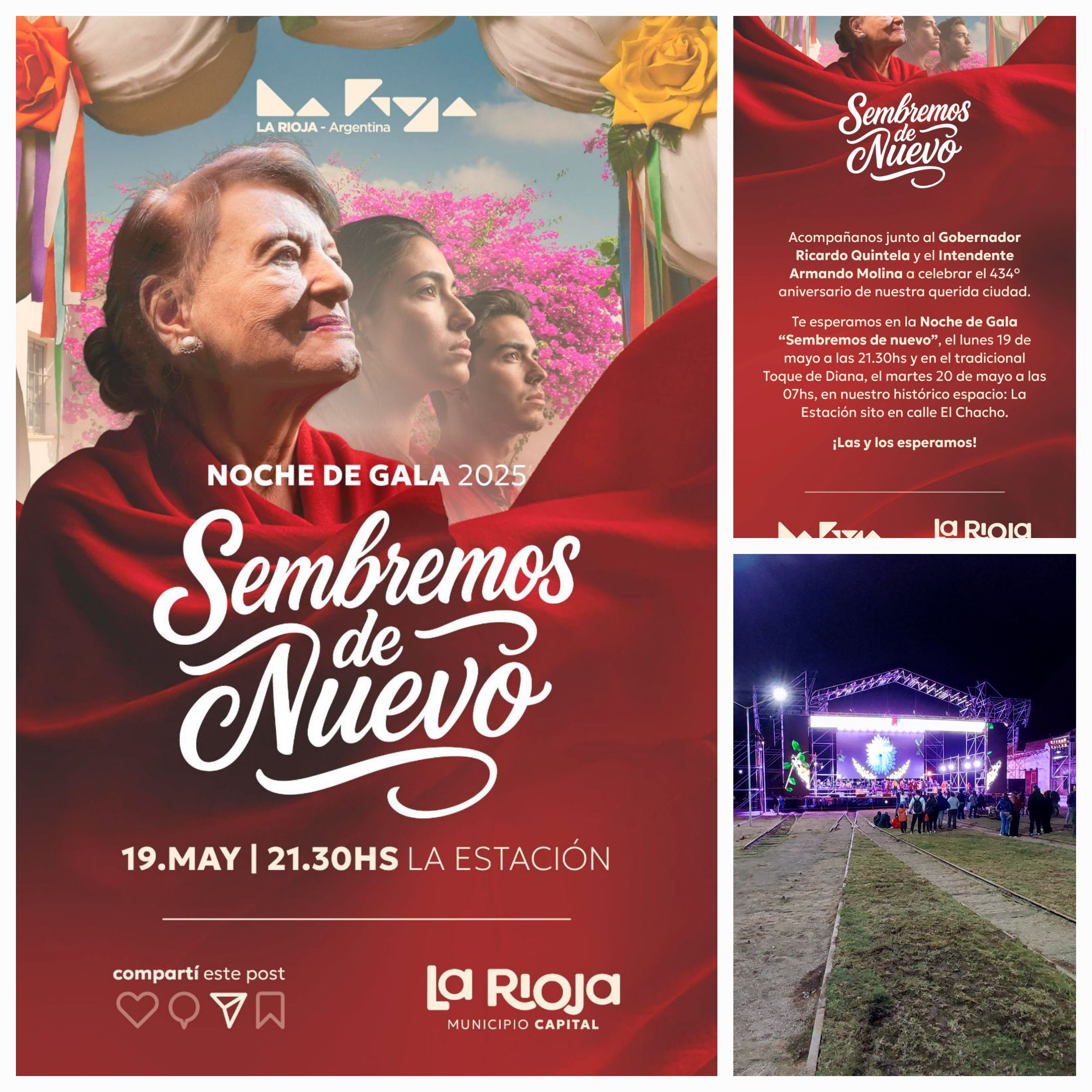 “Sembremos de nuevo”: La Rioja celebra su aniversario con una noche de gala inolvidable. 