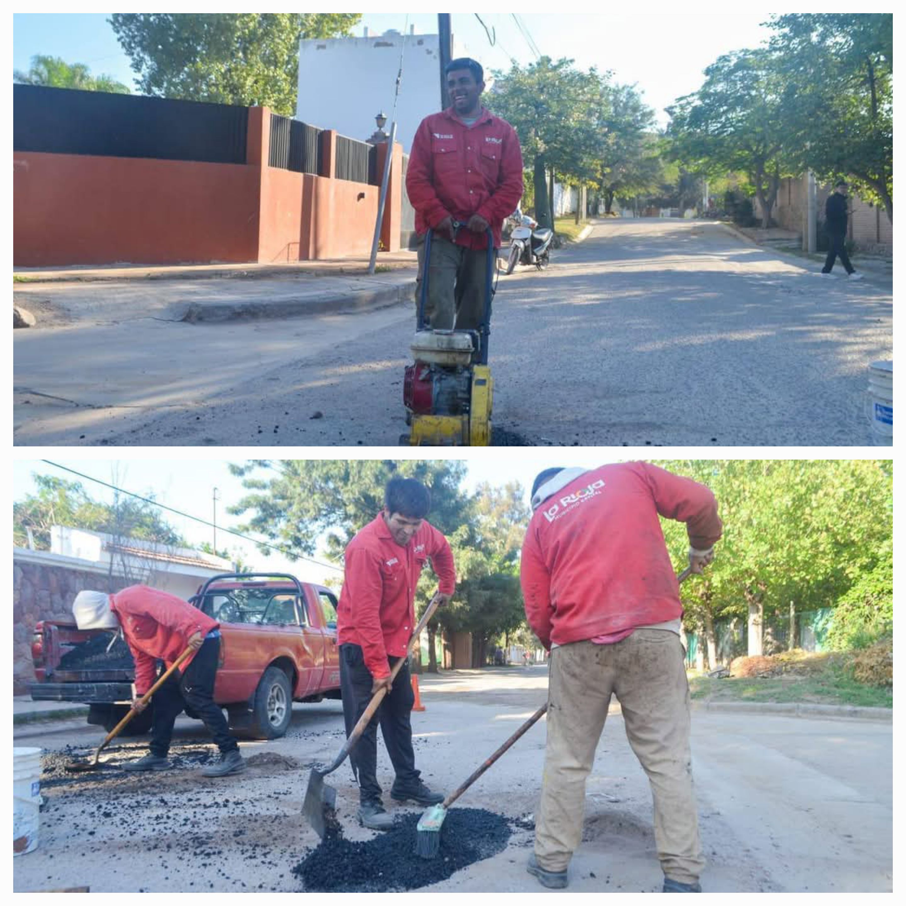 Un municipio presente: Se limpió y bacheó el barrio Cochangasta Sur.