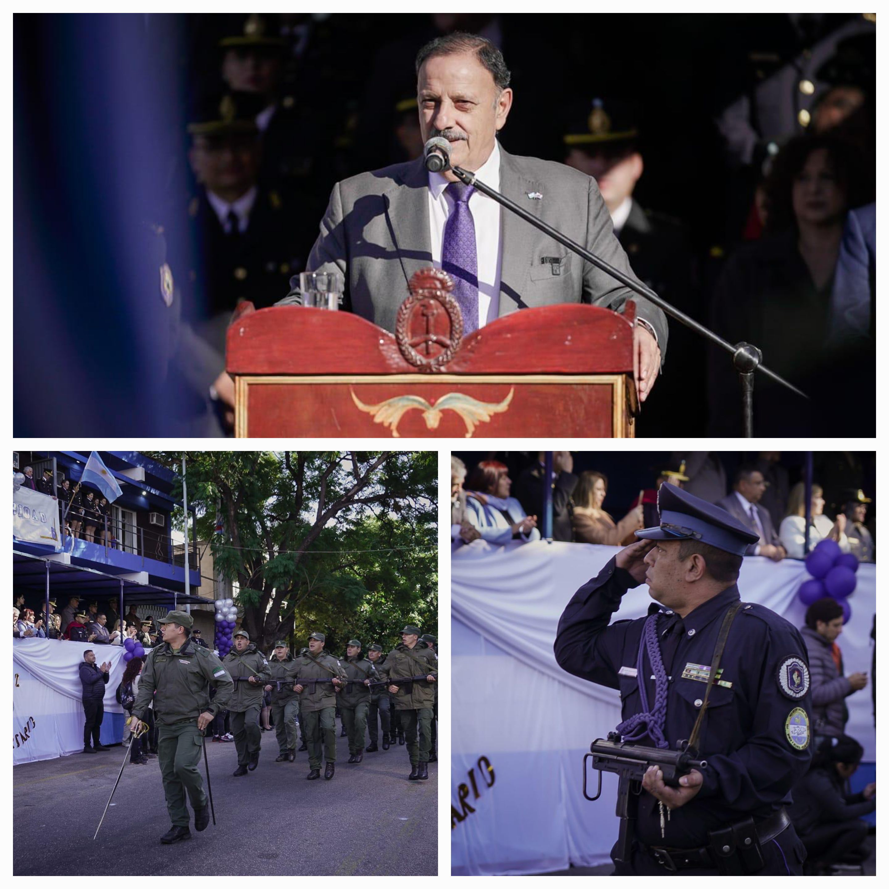 434° aniversario de la Policía: Quintela firmó decretos de ascenso al personal policial y del Servicio Penitenciario.