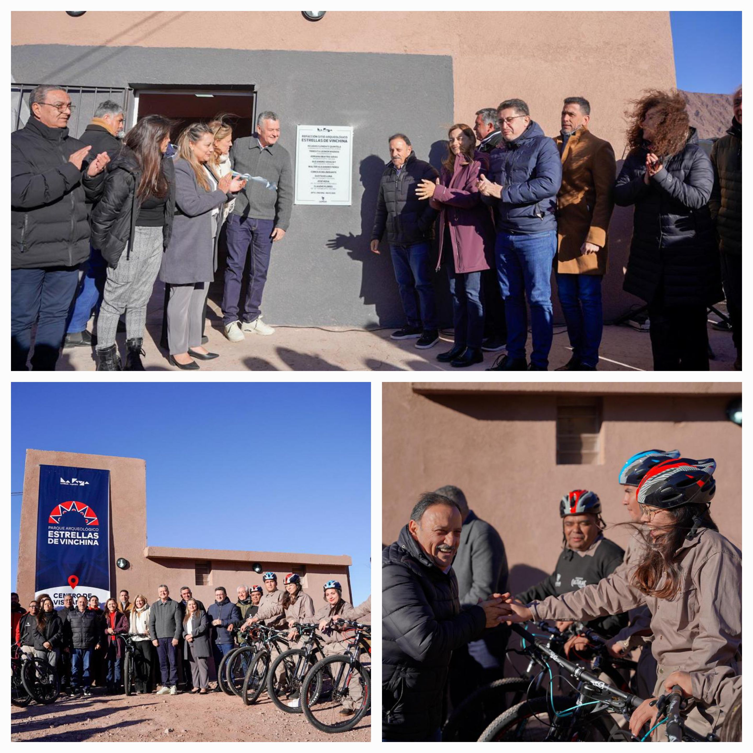 Quintela inauguró el nuevo sitio arqueológico 