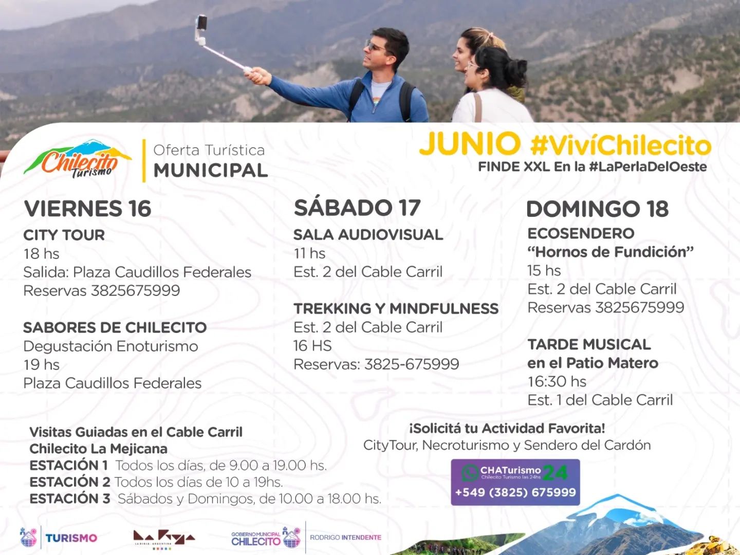 Turismo: Chilecito lanzó su temporada de invierno 2023