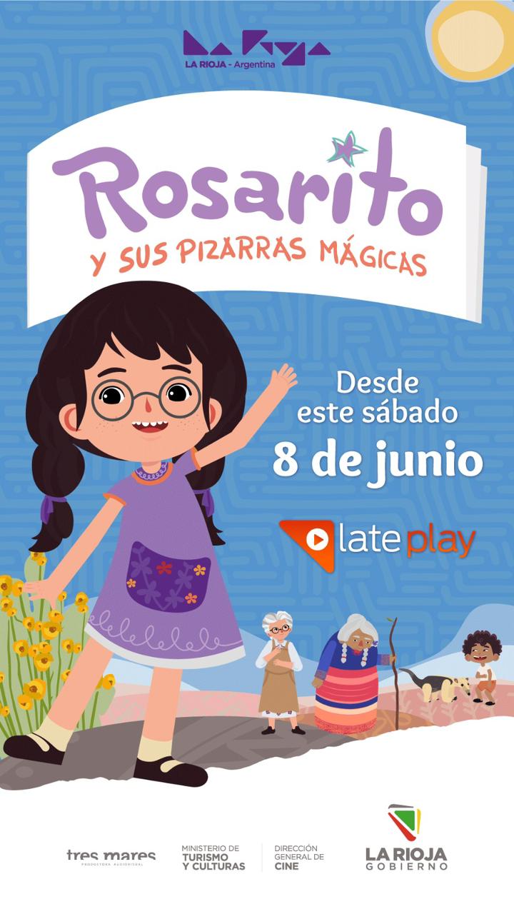 Desde este sábado Rosarito y sus Pizarras Mágicas estará disponible en la plataforma de Late Play.