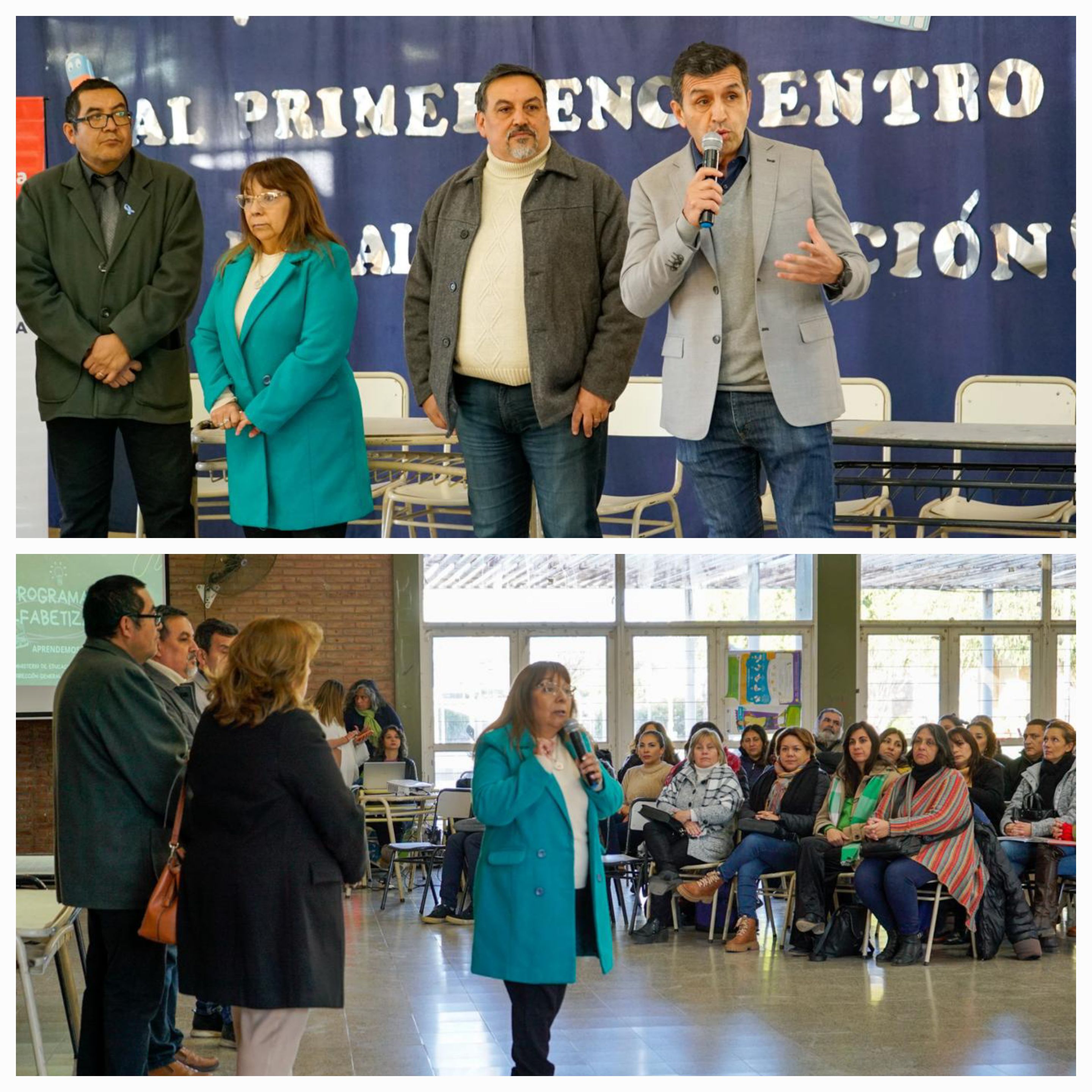 Colegio N° 3. Se desarrolló el Primer Encuentro para el Fortalecimiento de Lengua, Literatura y Matemáticas en el nivel secundario.