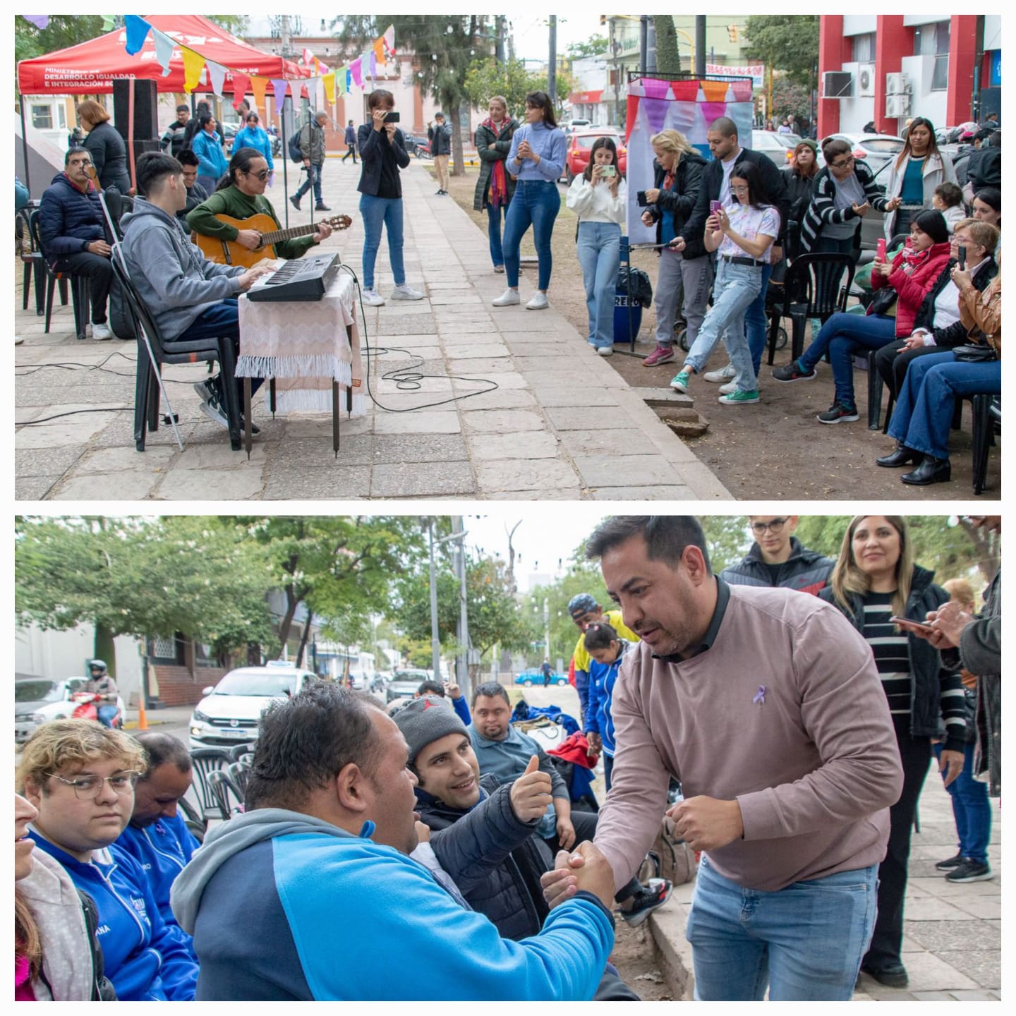 Segundo Festival Solidario  El Gobierno provincial promueve el apoyo a las personas con discapacidad.