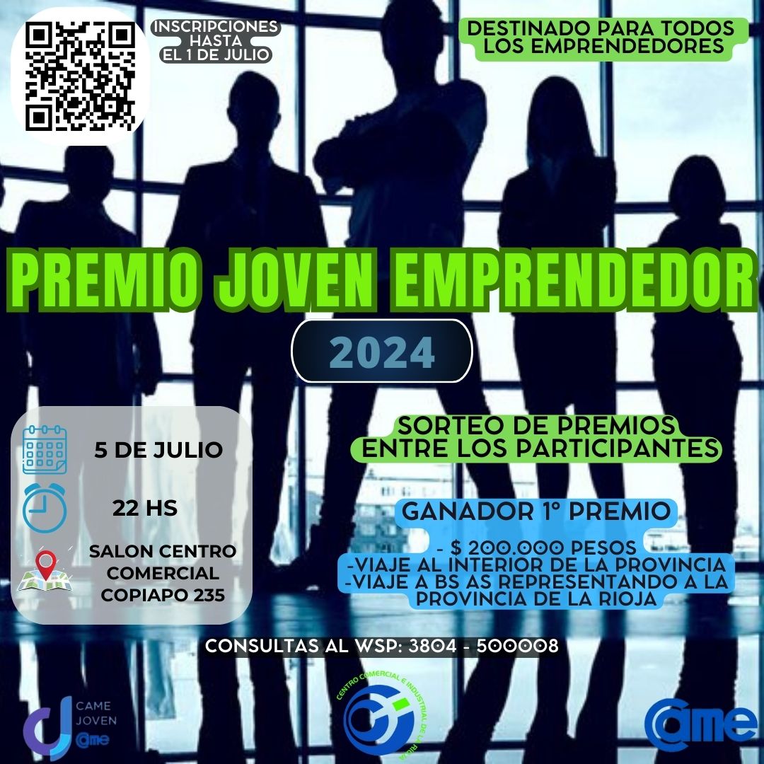 Premio Joven Emprendedor 2024.