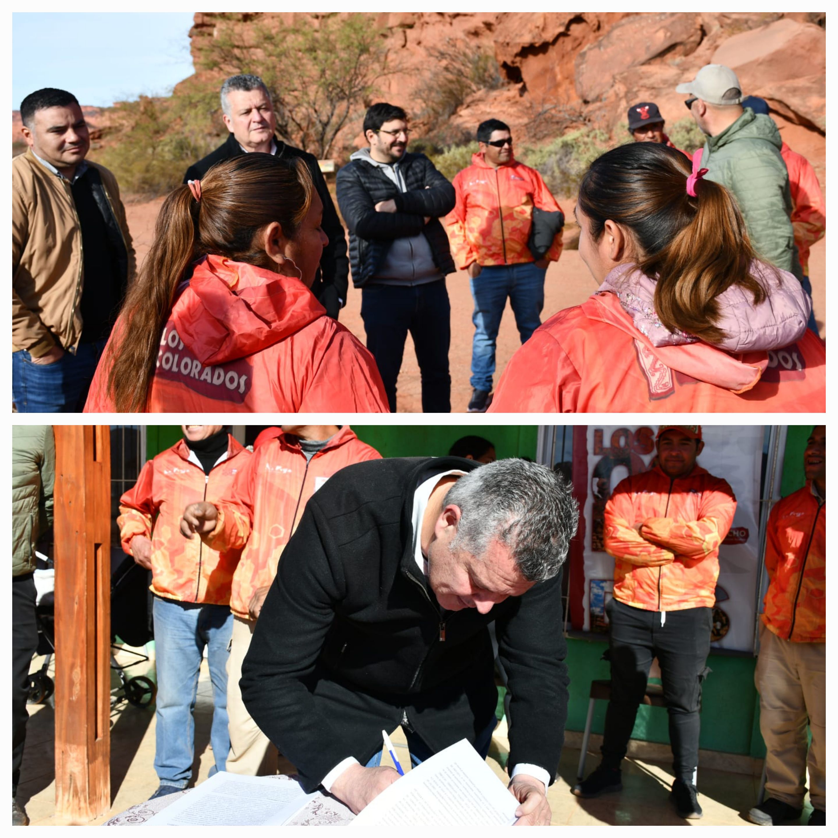 La cooperativa turística de Los Colorados firmó la renovación del convenio de asistencia con el Ministerio de Turismo y Culturas .